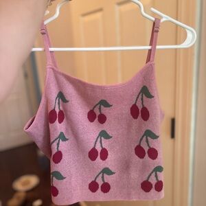 Altar'd State Pink Textured Knit Top